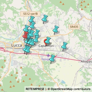 Mappa Via Carlo Piaggia, 55012 Capannori LU, Italia (3.47632)