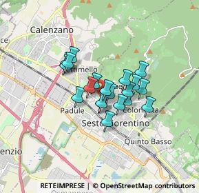 Mappa Via di Calenzano, 50019 Sesto Fiorentino FI, Italia (1.14)