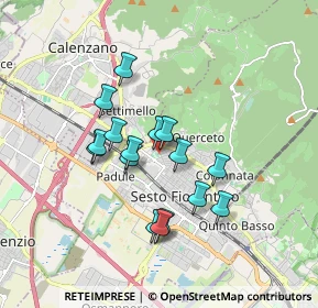 Mappa Via di Calenzano, 50019 Sesto Fiorentino FI, Italia (1.46875)