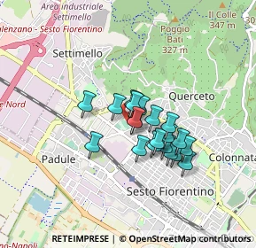 Mappa Via di Calenzano, 50019 Sesto Fiorentino FI, Italia (0.591)