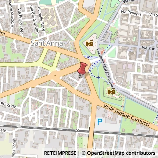 Mappa Via Giovanni Pascoli, 56, 55100 Lucca, Lucca (Toscana)