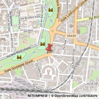 Mappa Via Guglielmo Oberdan,  25, 55100 Lucca, Lucca (Toscana)