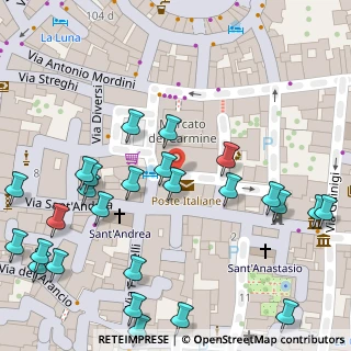 Mappa Piazza del Carmine, 55100 Lucca LU, Italia (0.07308)