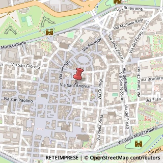 Mappa Via Sant'Andrea, 19, 55100 Lucca, Lucca (Toscana)