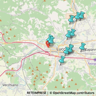 Mappa Viale del Bozzo, 55100 Lucca LU, Italia (4.30333)