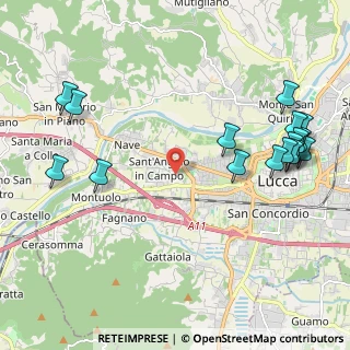 Mappa Viale del Bozzo, 55100 Lucca LU, Italia (2.70059)