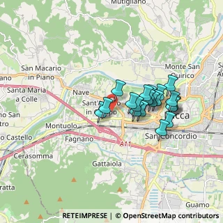 Mappa Viale del Bozzo, 55100 Lucca LU, Italia (1.4935)