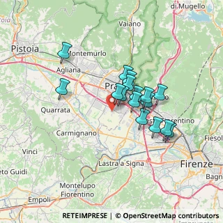 Mappa Via Giulio Pastore, 59100 Prato PO, Italia (5.56688)