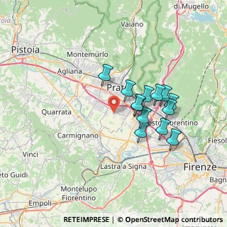 Mappa Via Giulio Pastore, 59100 Prato PO, Italia (6.02615)