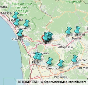 Mappa Via del Chiasso, 55100 Lucca LU, Italia (13.574)