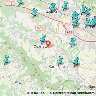 Mappa Via Vecchia Fiorentina II Tronco, 51039 Quarrata PT, Italia (6.752)