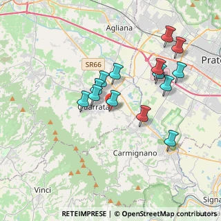 Mappa Via Vecchia Fiorentina II Tronco, 51039 Quarrata PT, Italia (3.51857)