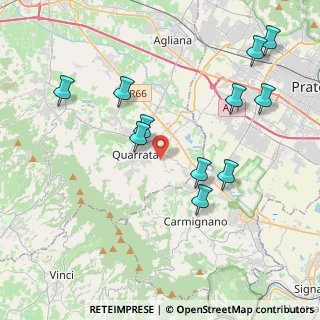Mappa Via Vecchia Fiorentina II Tronco, 51039 Quarrata PT, Italia (4.43182)