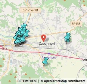 Mappa 55012 Capannori LU, Italia (4.535)