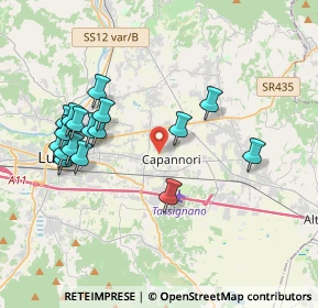 Mappa 55012 Capannori LU, Italia (4.05353)