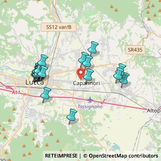 Mappa 55012 Capannori LU, Italia (4.105)