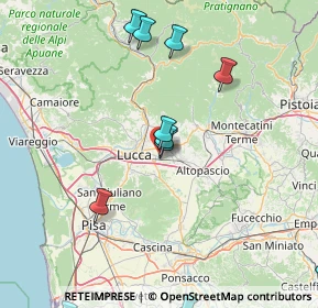 Mappa 55012 Capannori LU, Italia (20.02636)
