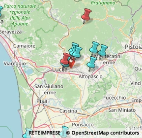 Mappa 55012 Capannori LU, Italia (18.56857)