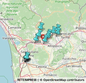 Mappa 55012 Capannori LU, Italia (11.295)