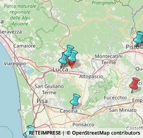 Mappa 55012 Capannori LU, Italia (25.06923)