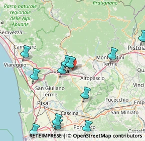 Mappa 55012 Capannori LU, Italia (18.39538)