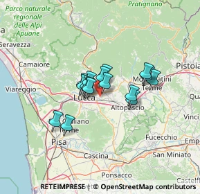 Mappa 55012 Capannori LU, Italia (8.7525)