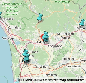 Mappa 55012 Capannori LU, Italia (20.81231)