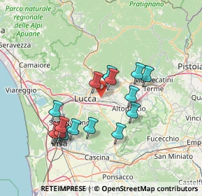 Mappa 55012 Capannori LU, Italia (13.785)