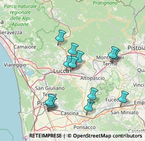 Mappa 55012 Capannori LU, Italia (14.21)
