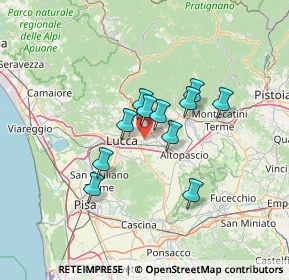 Mappa 55012 Capannori LU, Italia (10.05273)