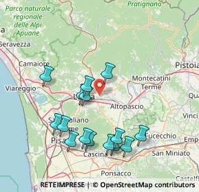 Mappa 55012 Capannori LU, Italia (15.67133)