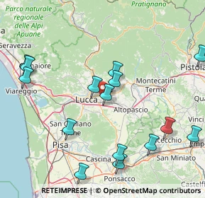 Mappa 55012 Capannori LU, Italia (19.32733)