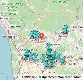 Mappa 55012 Capannori LU, Italia (16.697)