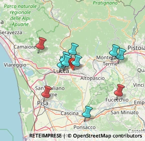 Mappa 55012 Capannori LU, Italia (12.70636)