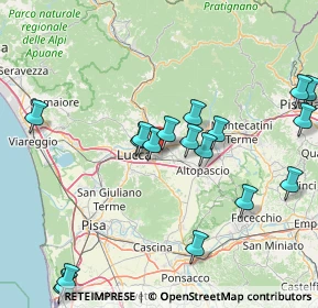 Mappa 55012 Capannori LU, Italia (18.66222)