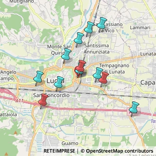 Mappa Via di Tiglio, 55100 Arancio LU, Italia (1.96917)