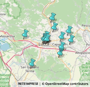 Mappa Via Guinigi, 55100 Lucca LU, Italia (4.63533)