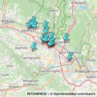 Mappa Via Sabadell, 59100 Prato PO, Italia (5.32611)