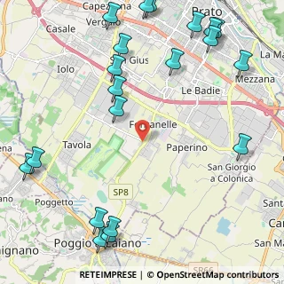 Mappa Via Francó Volpi, 59100 Prato PO, Italia (3.144)