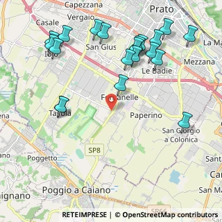 Mappa Via Francó Volpi, 59100 Prato PO, Italia (2.5925)