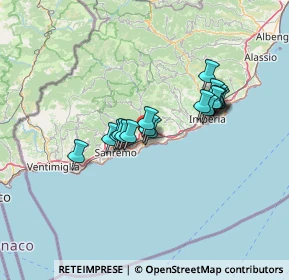 Mappa , 18018 Taggia IM, Italia (10.58222)