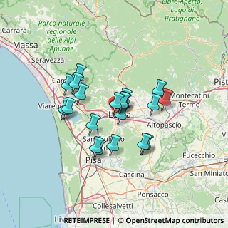 Mappa Via Giovanni Amendola, 55100 Lucca LU, Italia (11.2015)