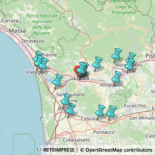 Mappa Via Giovanni Amendola, 55100 Lucca LU, Italia (14.25235)