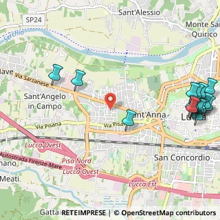 Mappa Via Giovanni Amendola, 55100 Lucca LU, Italia (1.56188)