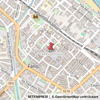 Mappa Via Montevecchio, 100, 61032 Fano, Pesaro e Urbino (Marche)