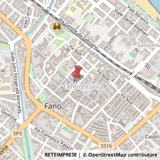Mappa Corso G. Matteotti, 119, 61032 Fano, Pesaro e Urbino (Marche)
