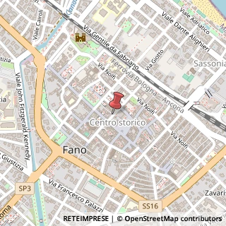 Mappa Via Montevecchio, 49, 61032 Fano, Pesaro e Urbino (Marche)