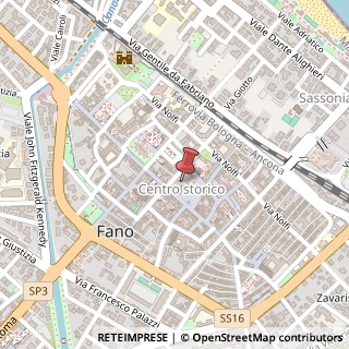Mappa Via Teatro, 8, 61032 Fano, Pesaro e Urbino (Marche)