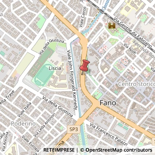 Mappa Viale Buozzi, 35, 61032 Fano, Pesaro e Urbino (Marche)