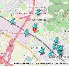 Mappa Via Antonio Fogazzaro, 50019 Sesto Fiorentino FI, Italia (1.37231)
